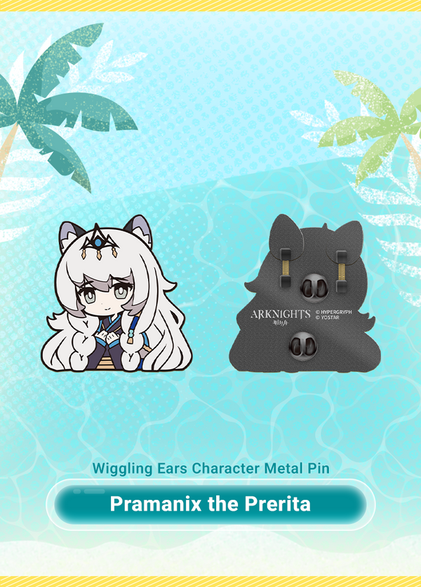 Arknights | Wiggling Ears Character Metal Pin | Vernal Voyage