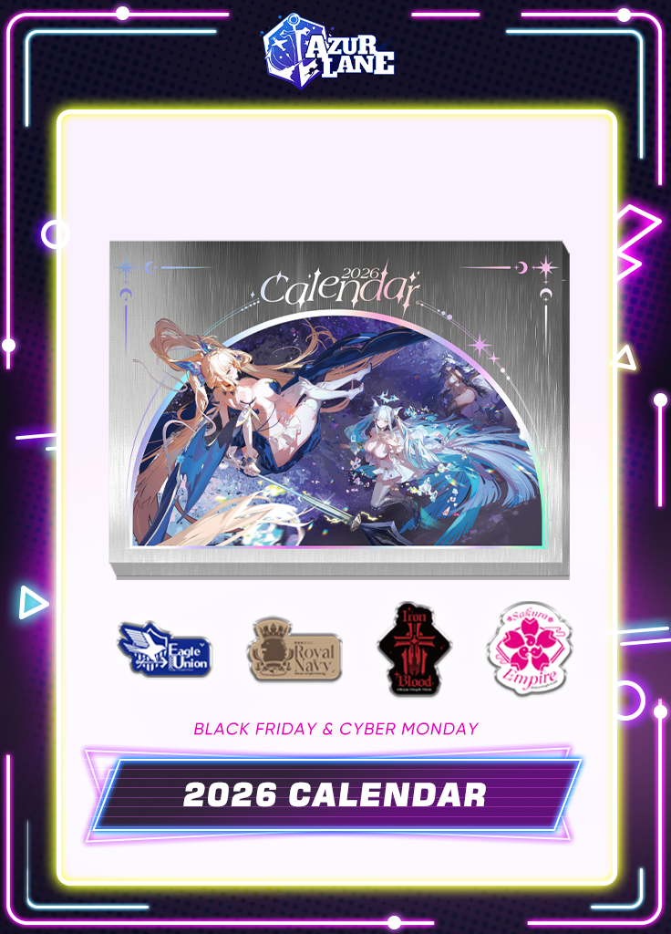 Azur Lane | 2026 Calendar | Black Friday 2025 – Yostar Official Store