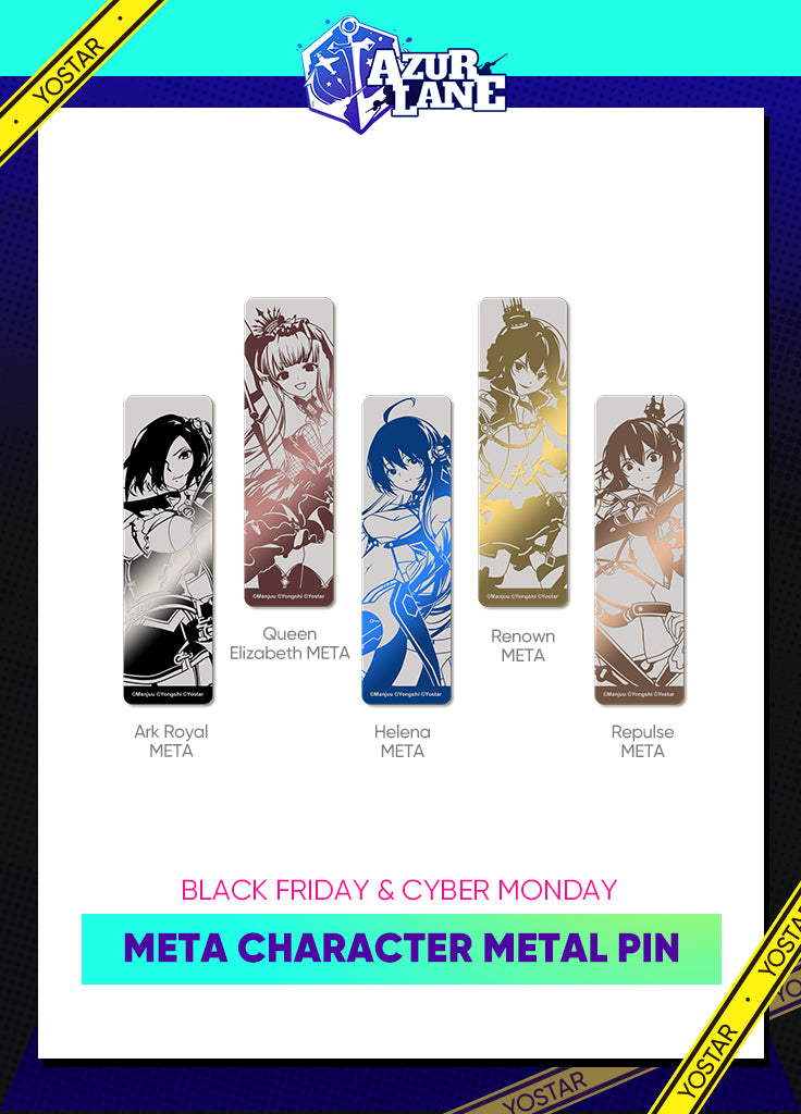 Azur Lane | META Character Metal Pin | Black Friday 2023