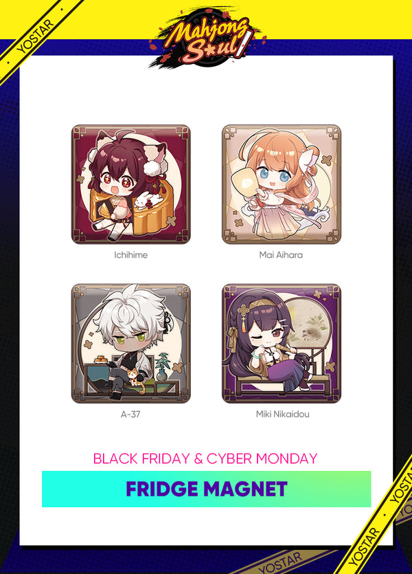 Mahjong Soul | Fridge Magnet | Black Friday 2023