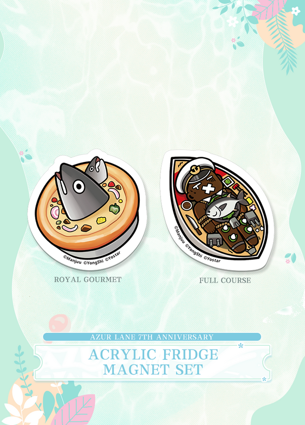 Azur Lane | Acrylic Fridge Magnet Set | 7th Anniv