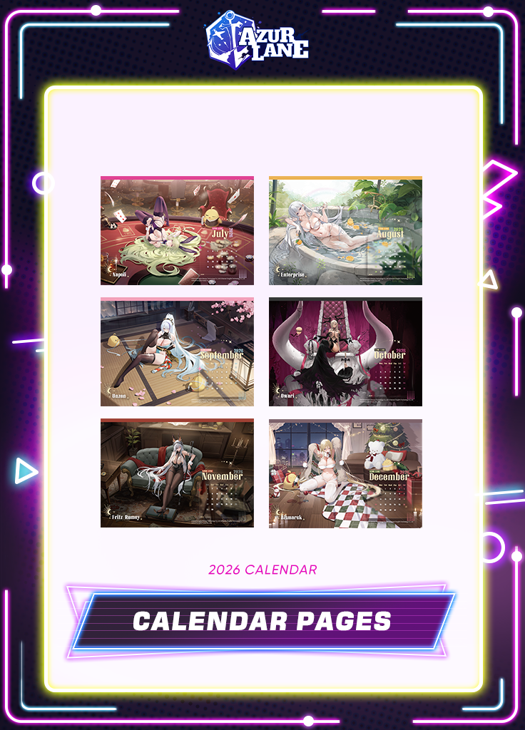 Azur Lane | 2026 Calendar | Black Friday 2025 – Yostar Official Store