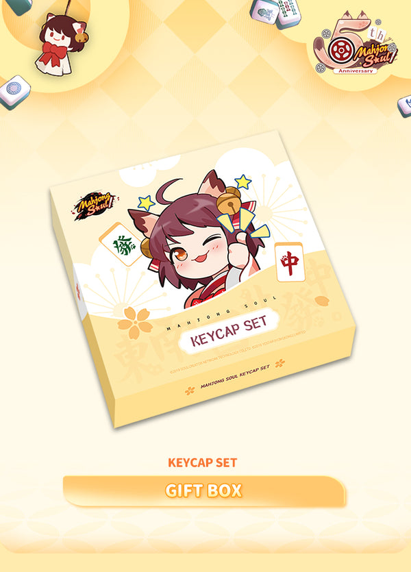 Mahjong Soul | Keycap Set | 5th Anniv