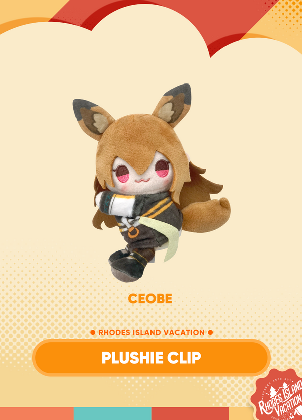 Arknights | Plushie Clip | Rhodes Island Vacation