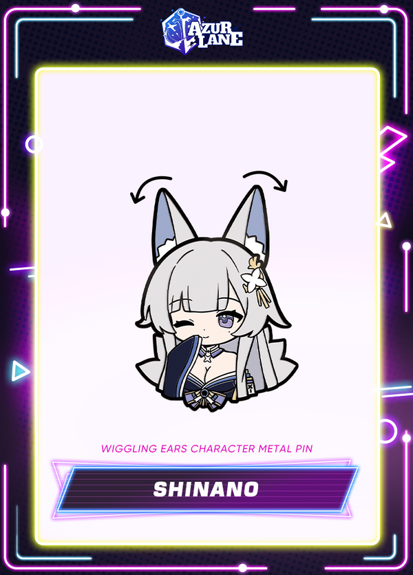 Azur Lane | Wiggling Ears Character Metal Pin | Black Friday 2025