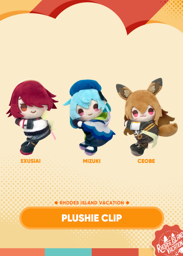 Arknights | Plushie Clip | Rhodes Island Vacation
