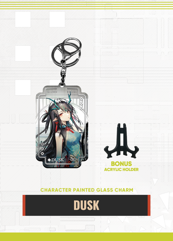 Arknights | Character Painted Glass Charm | 4.5 Anniv