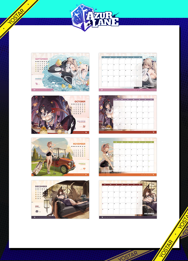 Azur Lane | 2024 Calendar | Black Friday 2023