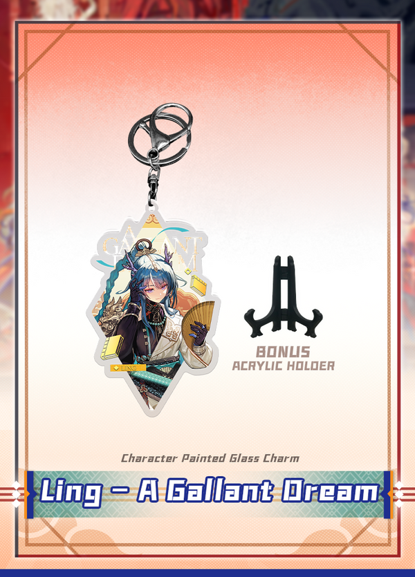 Arknights | Character Painted Glass Charm | 6.5th Anniv
