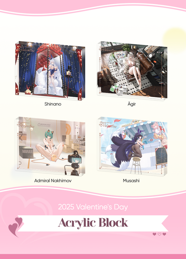 Azur Lane | Acrylic Block | Valentine's Day 2025