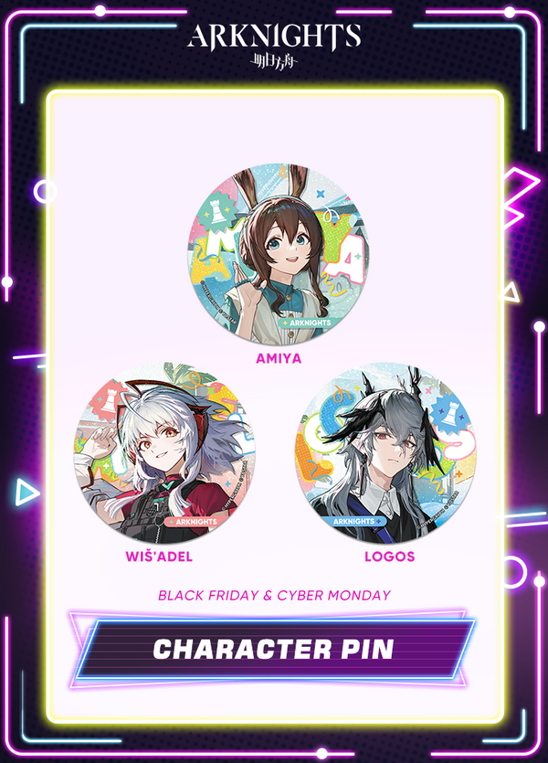 Arknights | Character Pin | Black Friday 2025