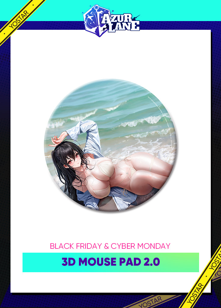 Azur Lane | 3D Mouse Pad 2.0 | Black Friday 2023