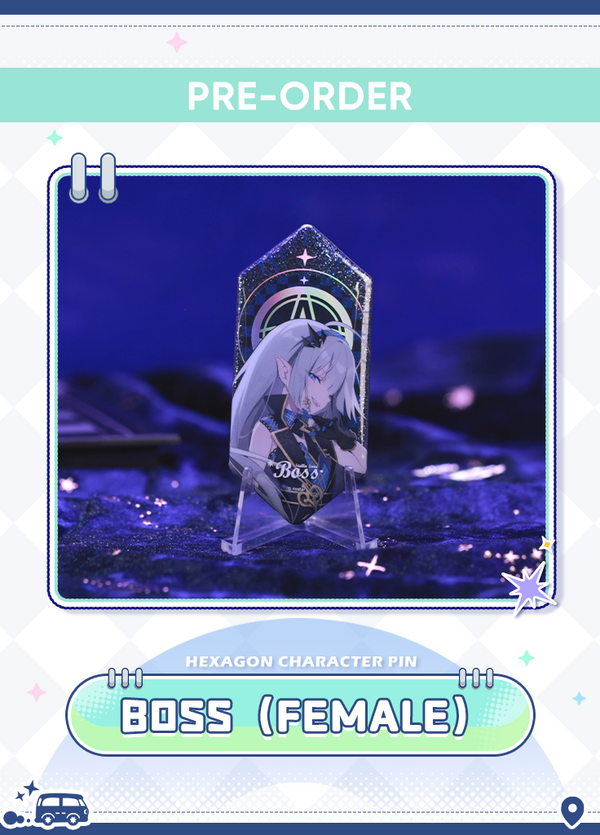 Stella Sora | Hexagon Character Pin | Our Stellar Journey