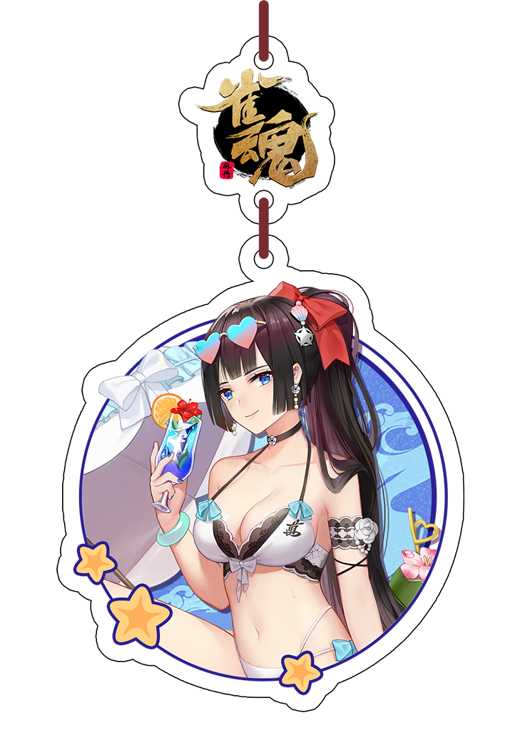 Mahjong Soul | Swimsuit Outfit Key Charm