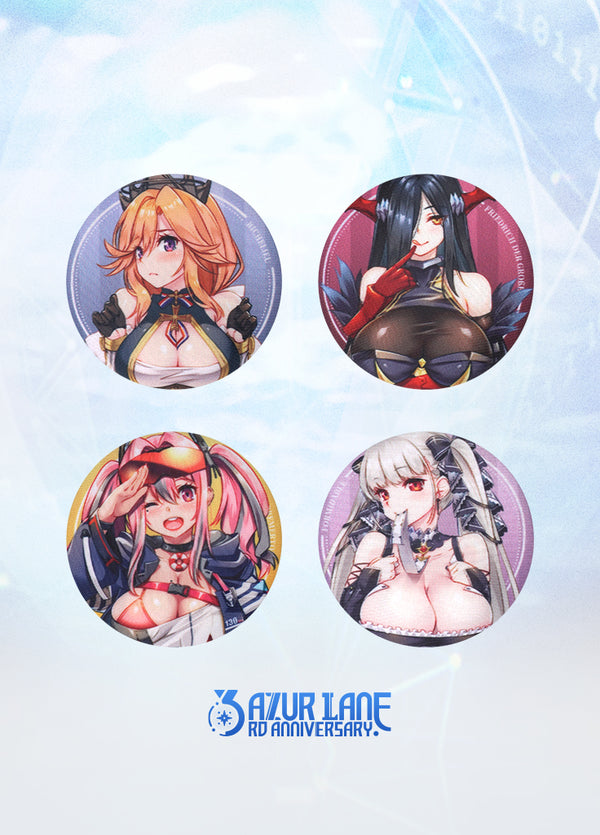 Azur Lane | 3D Pin Badge | 3rd Anniv