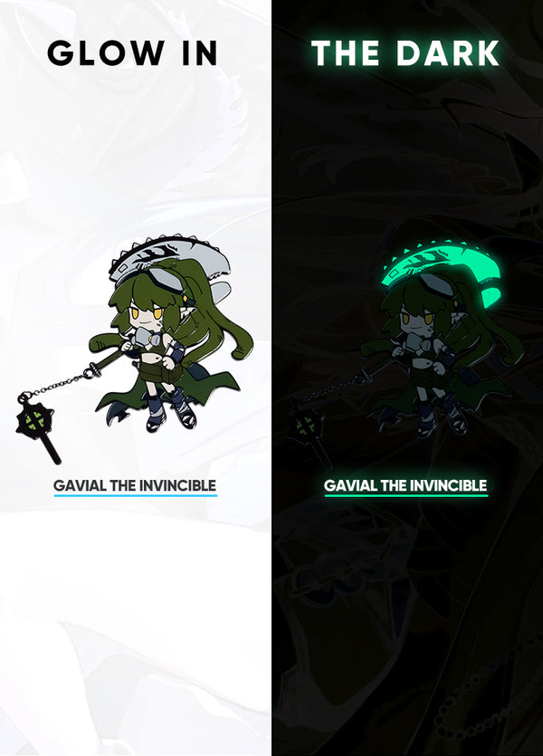 Arknights | Glow-In-The-Dark Metal Pin | 3rd Anniv