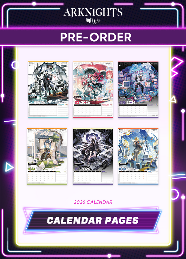 Arknights | 2026 Calendar | Black Friday 2025