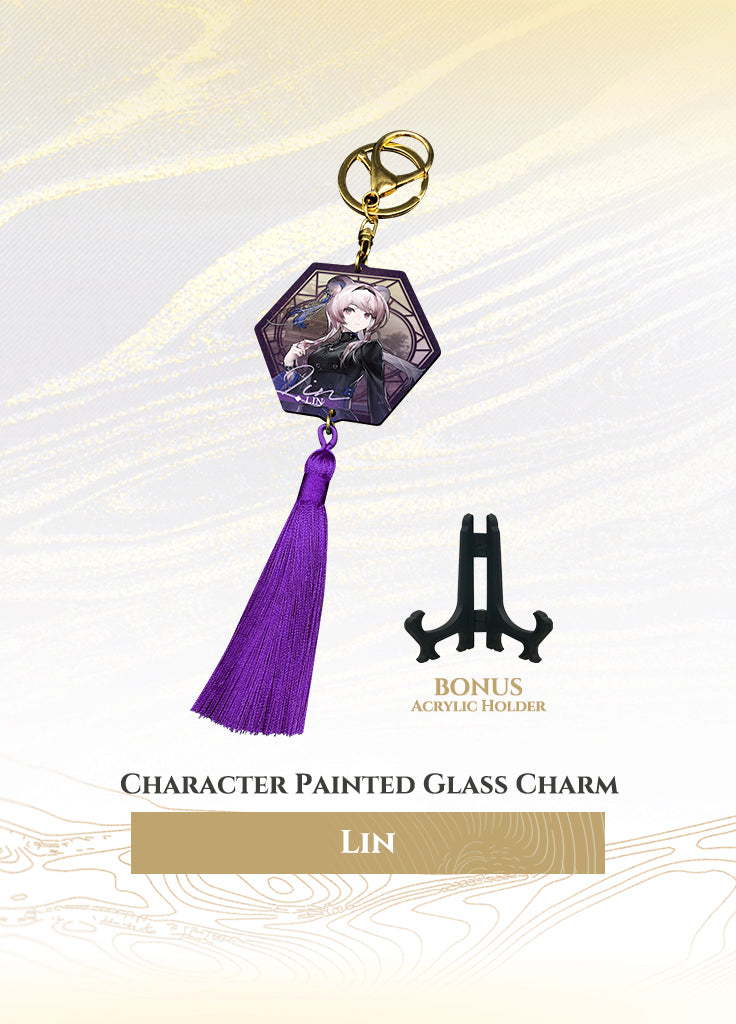 Arknights | Character Painted Glass Charm | 3.5 Anniv