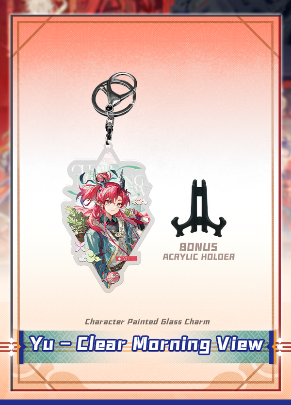 Arknights | Character Painted Glass Charm | 6.5th Anniv