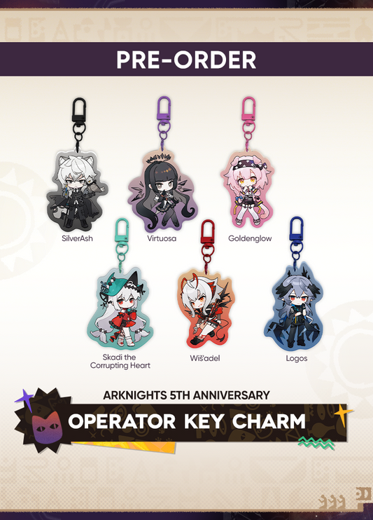 Arknights | Operator Key Charm | 5th Anniv