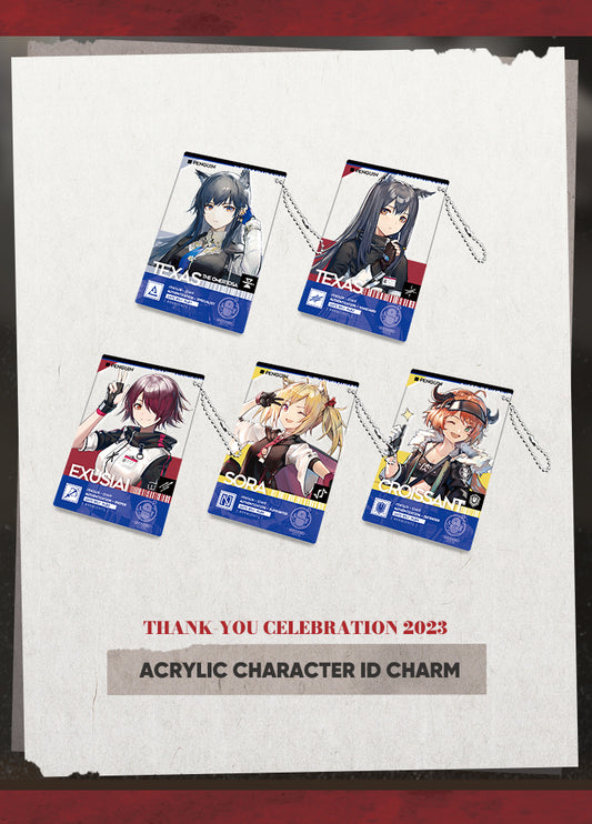 Arknights | Acrylic Character ID Charm | Thank-You Celebration 2023