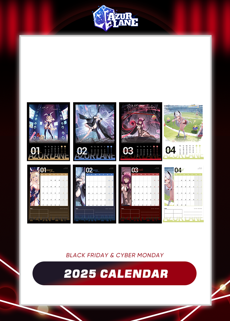 Azur Lane | 2025 Calendar | Black Friday 2024