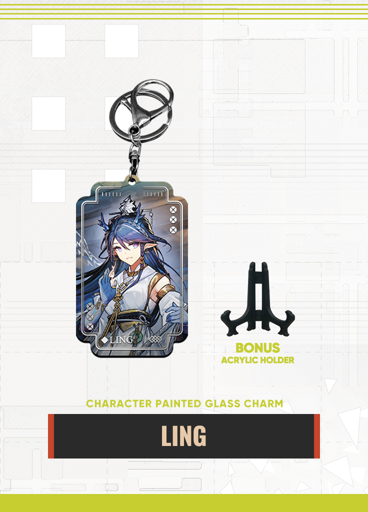 Arknights | Character Painted Glass Charm | 4.5 Anniv