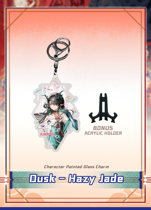 Arknights | Character Painted Glass Charm | 6.5th Anniv