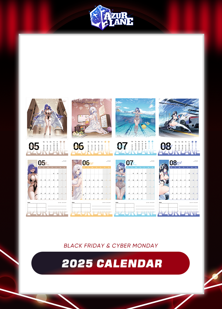 Azur Lane | 2025 Calendar | Black Friday 2024