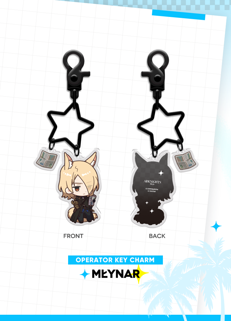 Arknights Operator Key Charm 4th Anniv