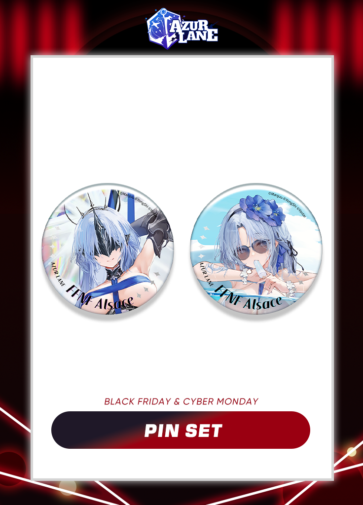 Azur Lane | Pin Set | Black Friday 2024