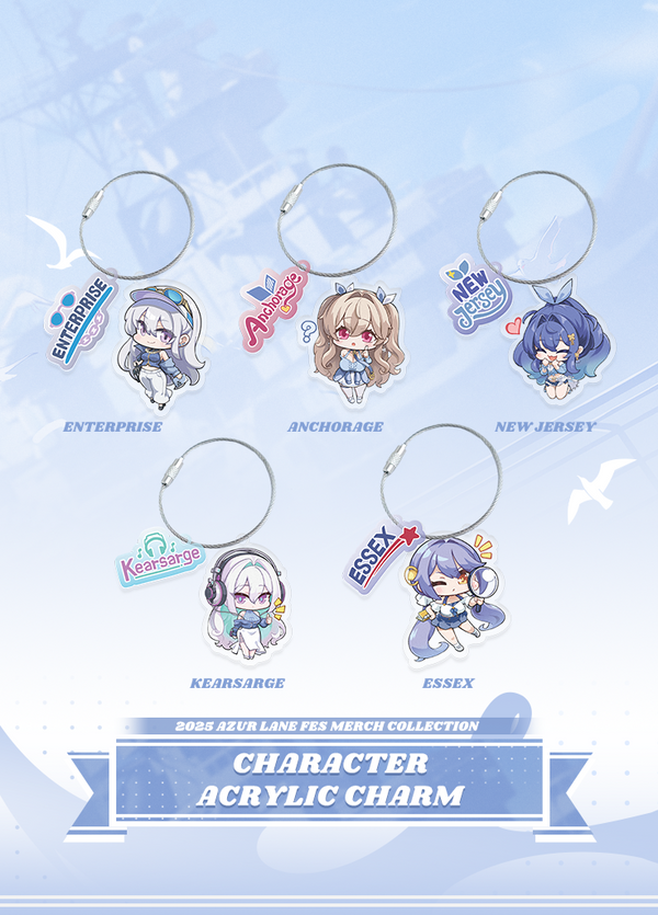 Azur Lane | Character Acrylic Charm | 2025 Azur Lane Fes