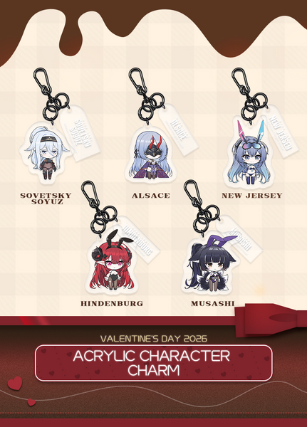 Azur Lane | Acrylic Character Charm | Valentine's Day 2026