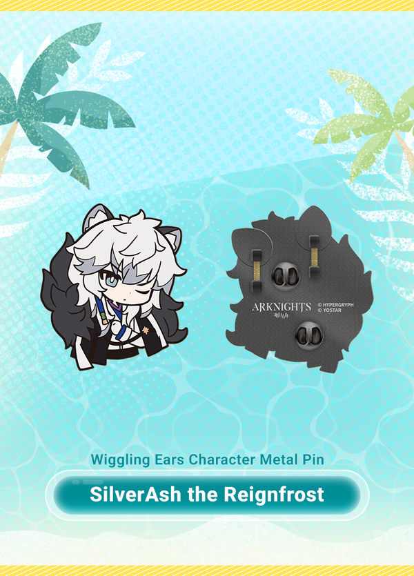Arknights | Wiggling Ears Character Metal Pin | Vernal Voyage