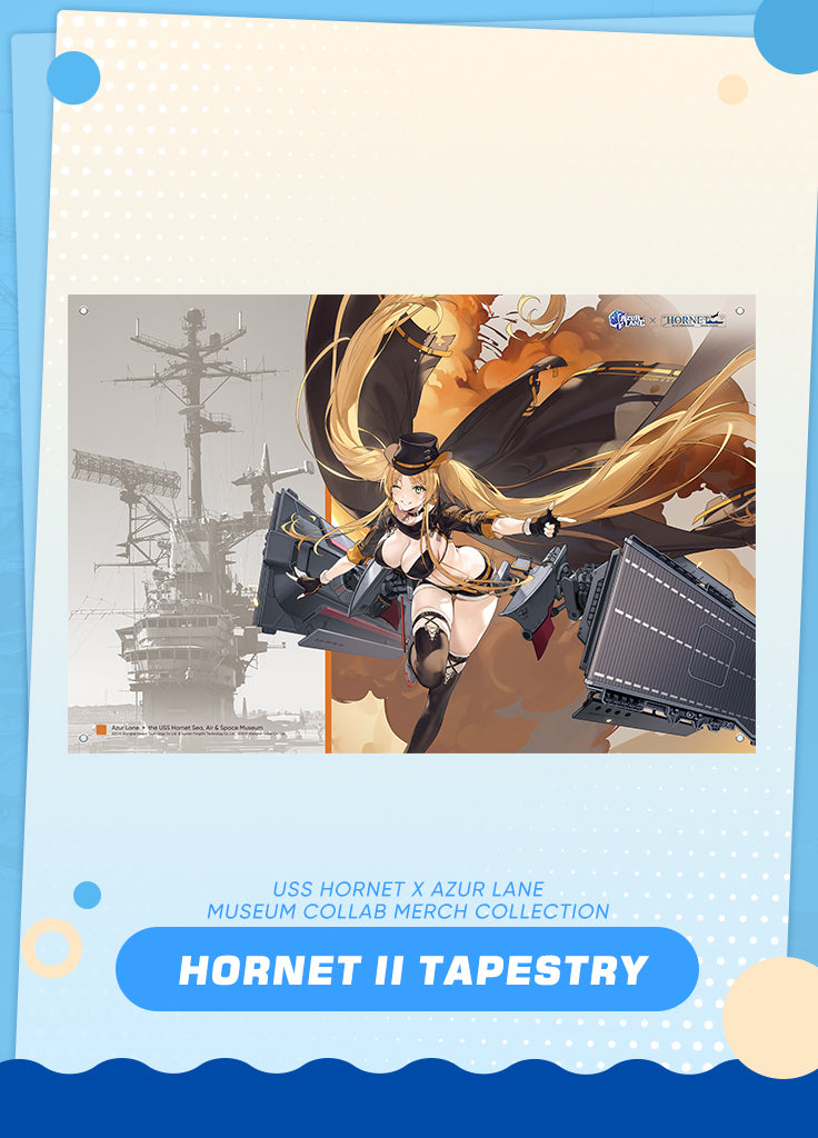 Azur Lane | Hornet II Tapestry | USS Hornet Museum Collab – Yostar ...