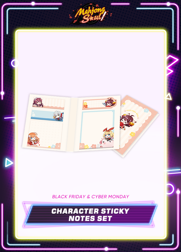 Mahjong Soul | Character Sticky Notes Set | Black Friday 2025