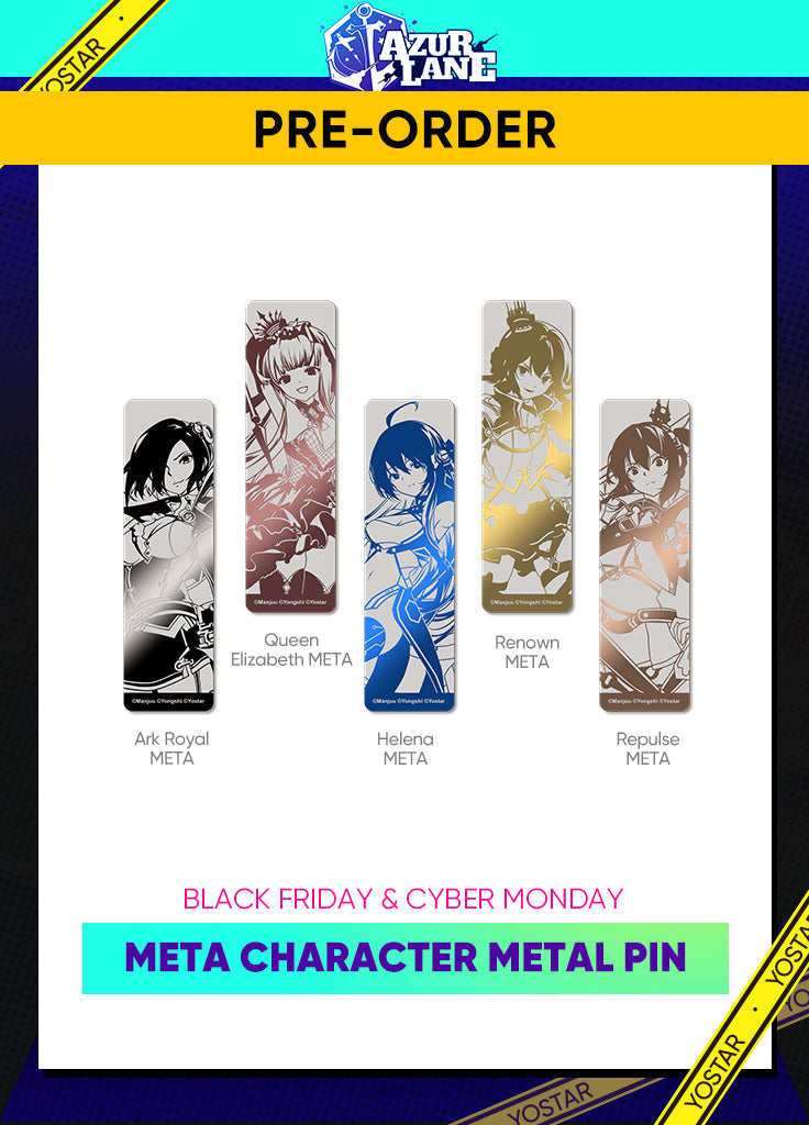 Azur Lane | META Character Metal Pin | Black Friday 2023 – Yostar ...