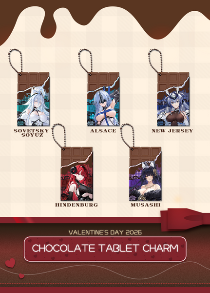 Azur Lane | Chocolate Tablet Charm | Valentine's Day 2026 – Yostar