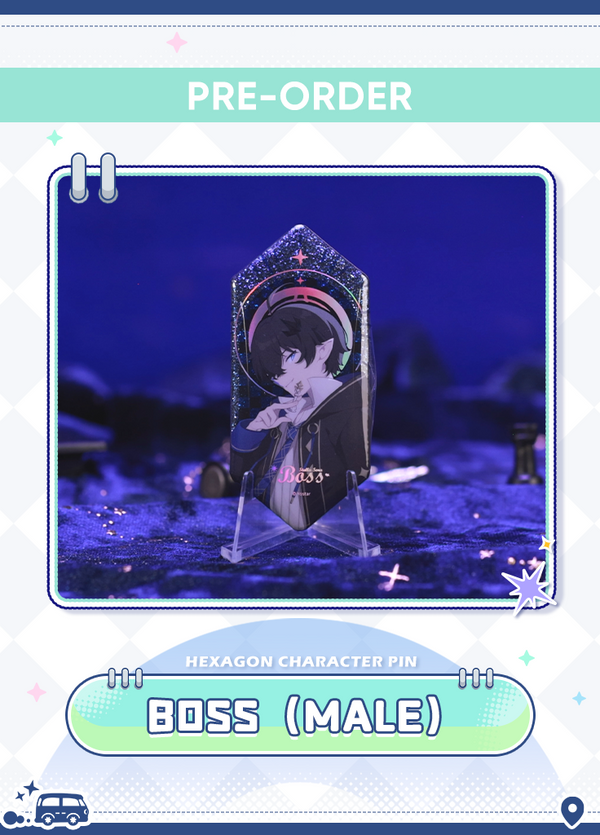 Stella Sora | Hexagon Character Pin | Our Stellar Journey