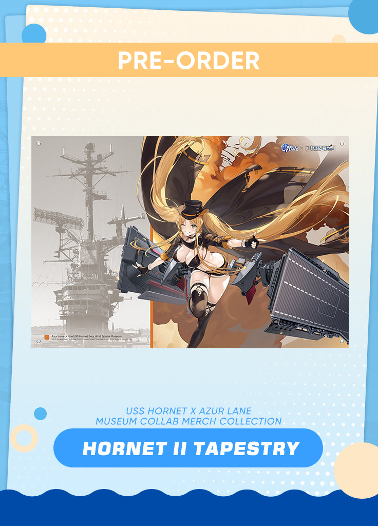 Azur Lane | Hornet II Tapestry | USS Hornet Museum Collab – Yostar ...