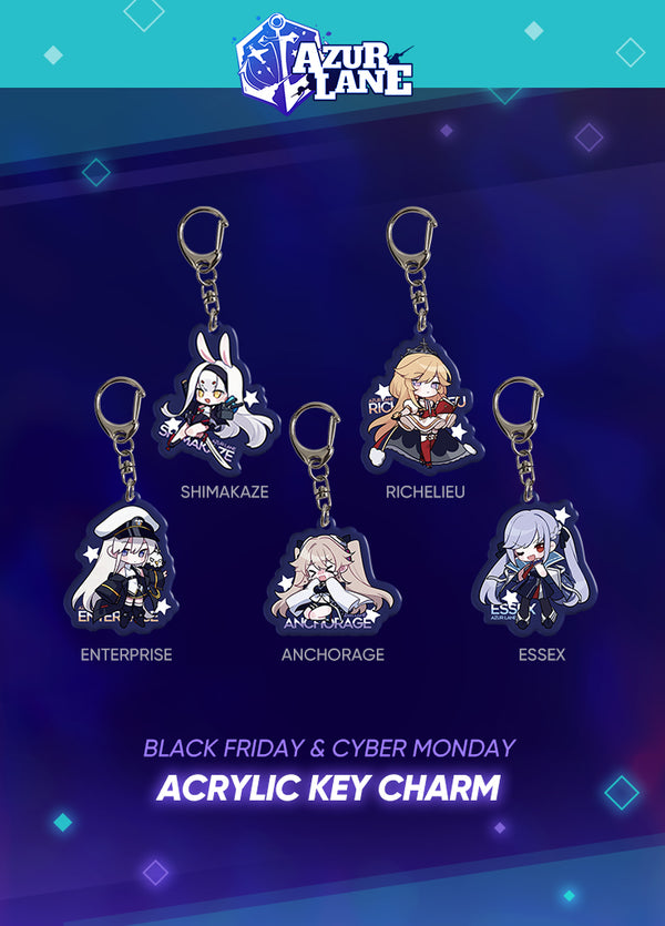 Azur Lane | Acrylic Key Charm | Black Friday 2022