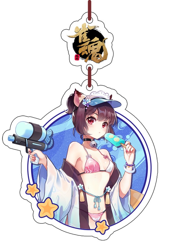 Mahjong Soul | Swimsuit Outfit Key Charm