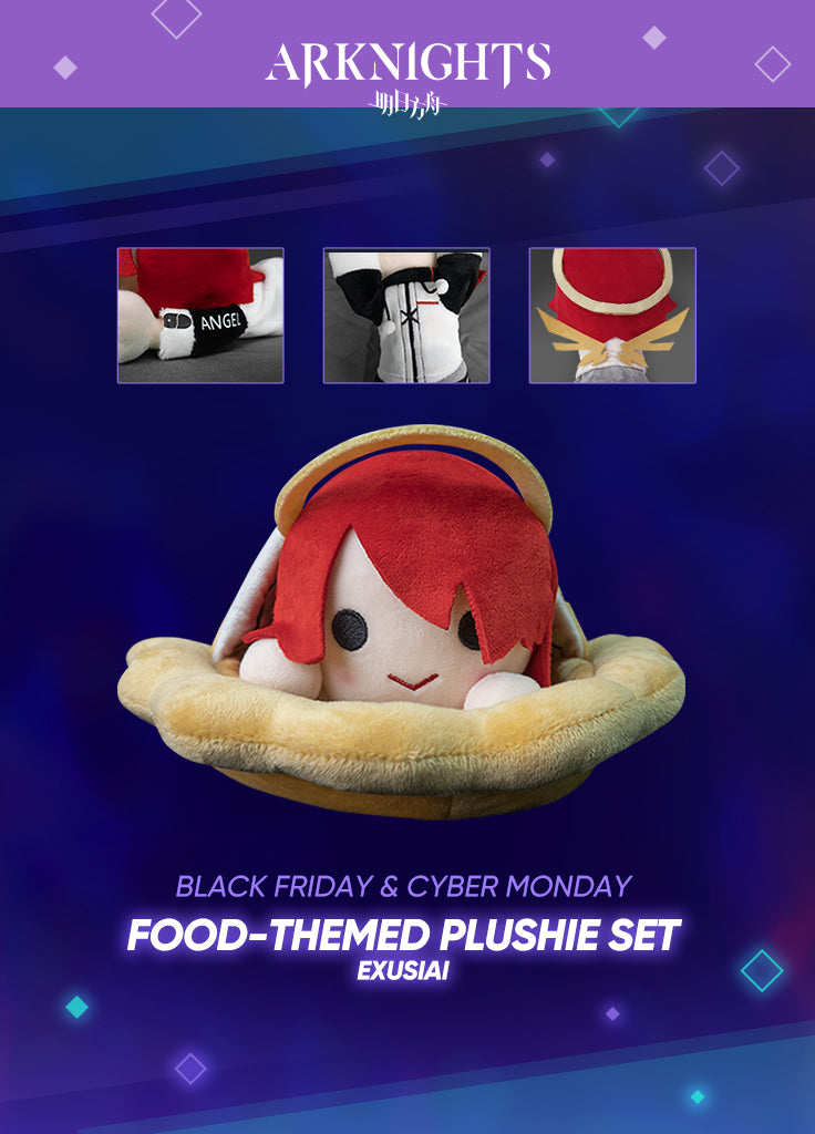 Arknights | Food-Themed Plushie Set | Black Friday 2022