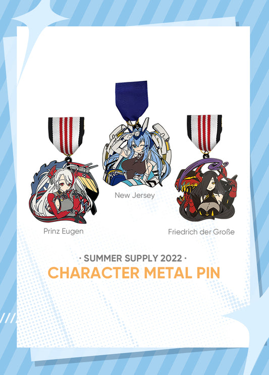 Azur Lane | Character Metal Pin | Summer Supply 2022