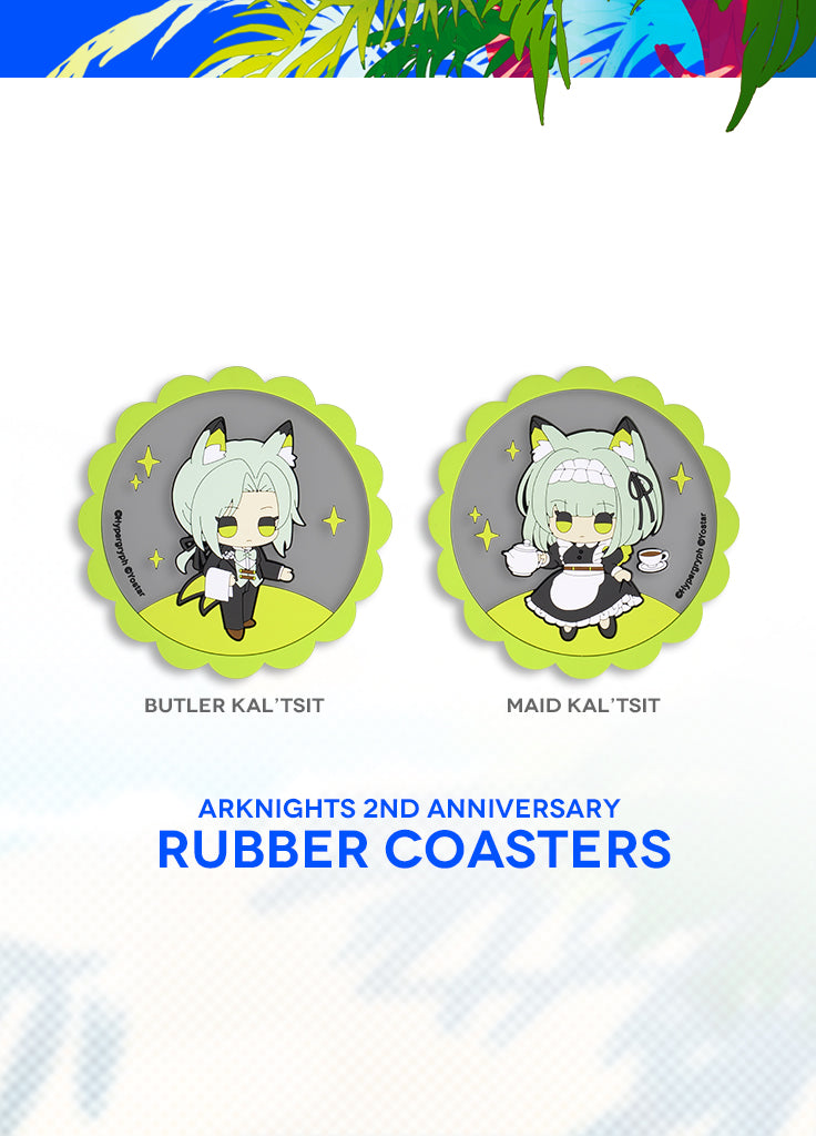Arknights | Rubber Coaster | 2nd Anniv