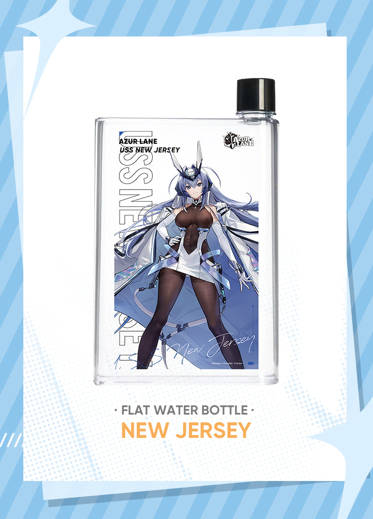 Azur Lane | Flat Water Bottle | Summer Supply 2022