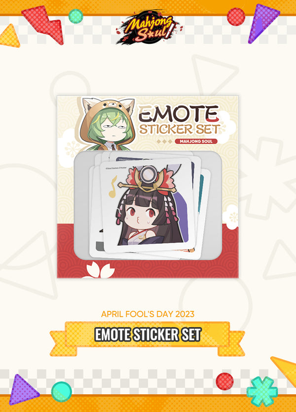 Mahjong Soul | Emote Sticker Set | April Fools' Day 2023