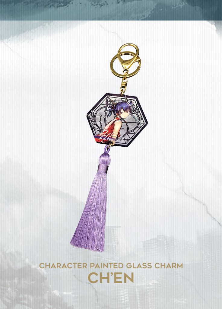 Arknights | Character Painted Glass Charm | 2.5 Anniv