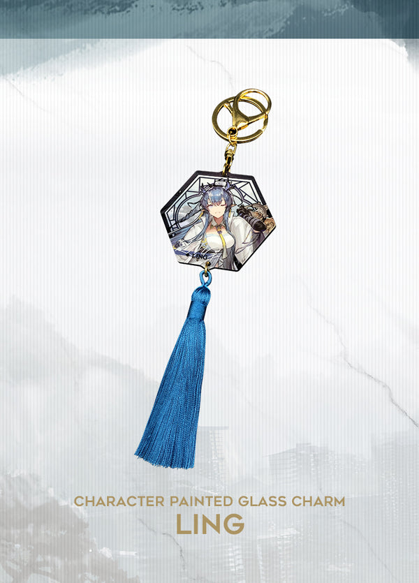 Arknights | Character Painted Glass Charm | 2.5 Anniv