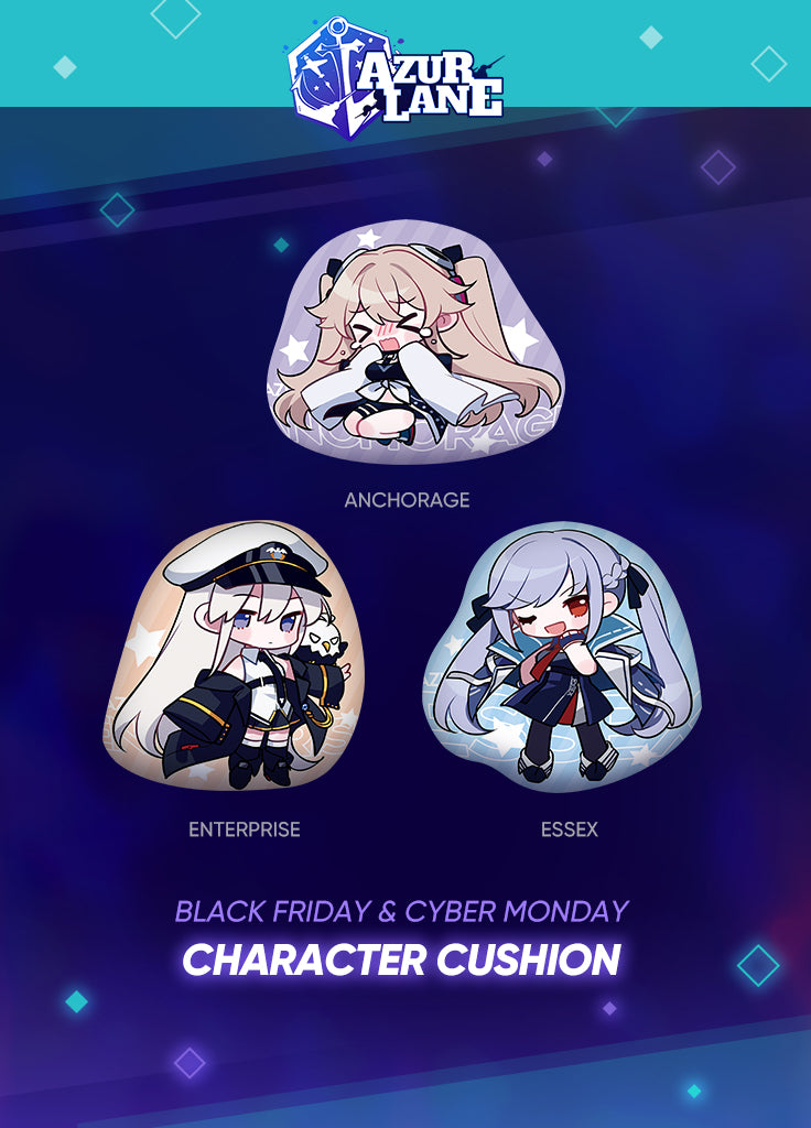 Azur Lane | Character Cushion | Black Friday 2022